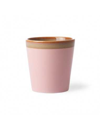 Ceramic 70's Coffe mug: pink