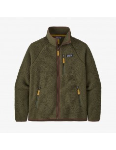 Men's Retro Pile Fleece Jacket basin green