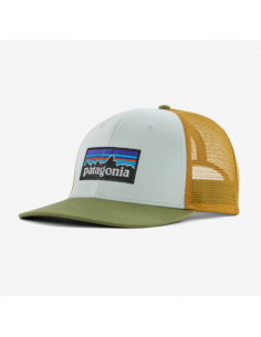 P-6 Logo Trucker Hat. Wispy Green