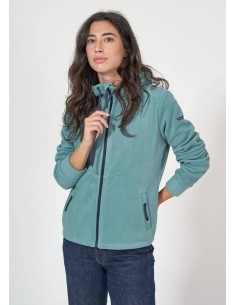 Chaqueta polar con capucha